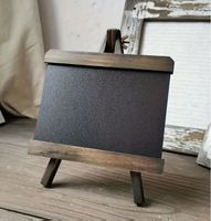 NEUE Tisch Schiefertafel inkl. Kreiden in Weiss - 225166