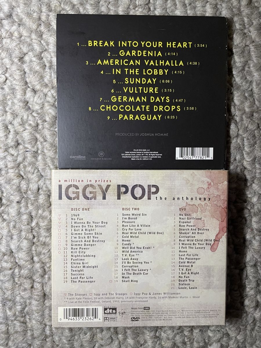 CD: 2x Iggy Pop (Post Pop Depression+ The Anthology – Usato da Reinach AG venduto da trigger7811 2