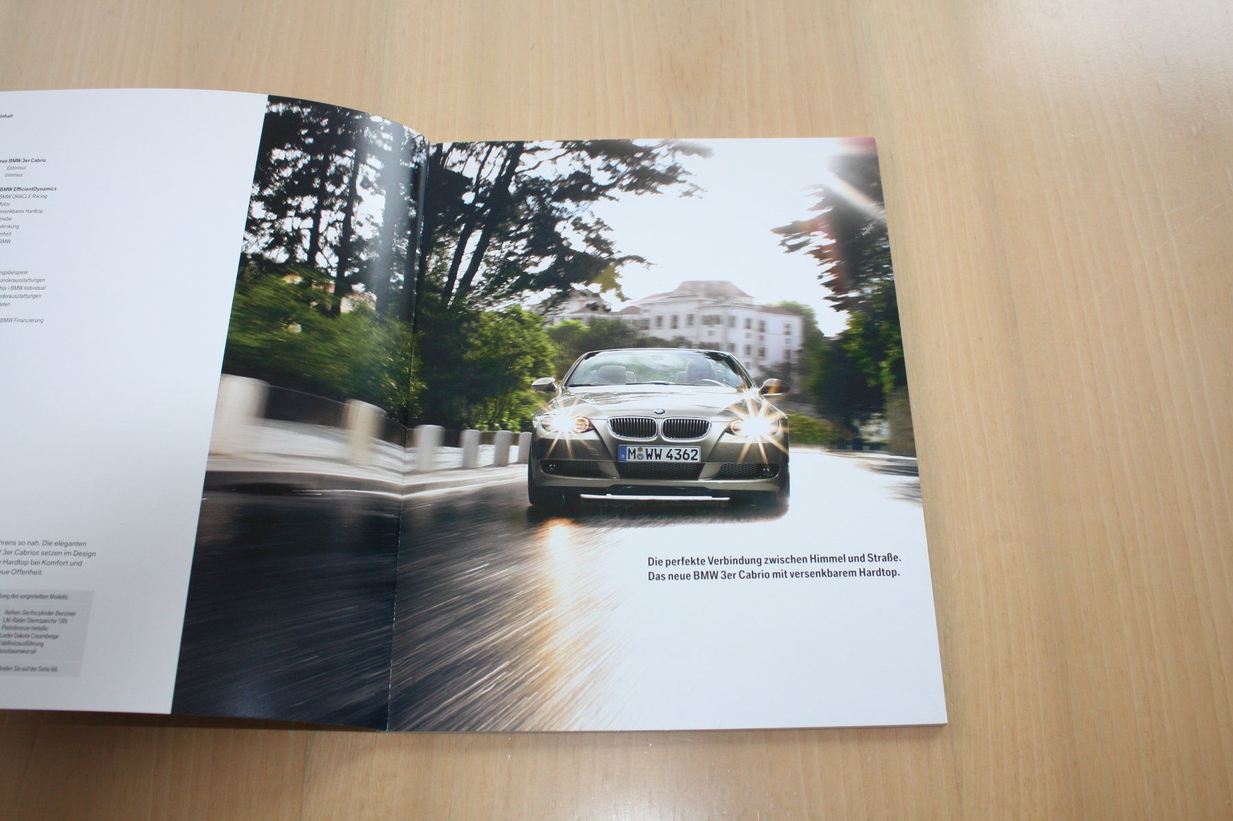 BMW Documenti: BMW 3er Cabrio Prospekt (E93) - 2007 – Usato da Wikon venduto da erwin400 1