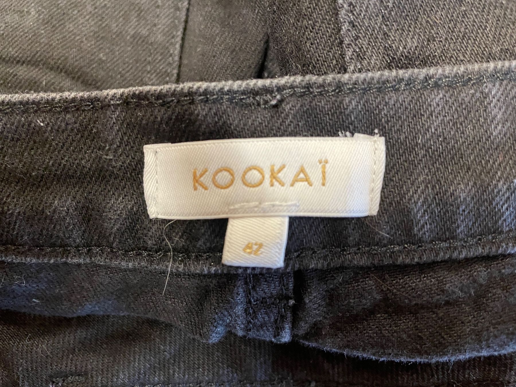 Kookai Jeans: KOOKAI- jeans noir 42 – Usato da Lausanne venduto da PlusValue_Lausanne 2