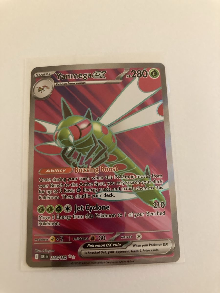Pokémon Carte collezionabili: Yanmega ex 206/182 EN – Nuovo (secondo la descrizione) da Wohlen AG venduto da Liridon22