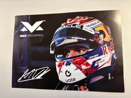 Max Verstappen - Autogramm Karte - Formel 1 Red Bull