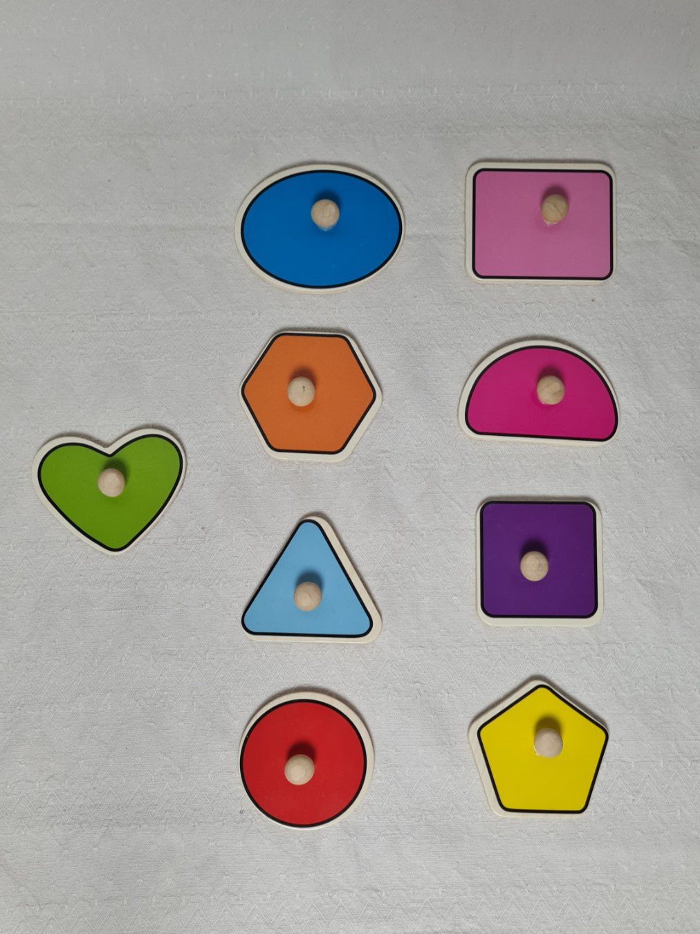Puzzles: Puzzle de formes géométriques en Anglais – Gebraucht aus courtelary von ikidin65 1