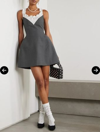 SHUSHU/Tong Elegant Mini Dress[Rrp$1700]