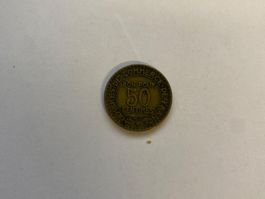 Pièce 50 centimes Commerce Industrie 1923 occasion