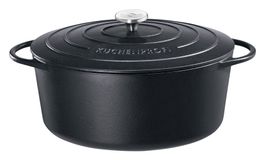KüCHENPROFI Bräter Guss emailliert oval 40x45cm/12.5 L