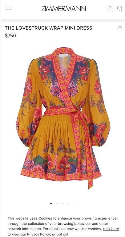 Zimmermann Vestiti: NEU Zimmermann Kleid mit Etikette – Nuovo e nell'imballaggio originale da Zürich venduto da Ela1970