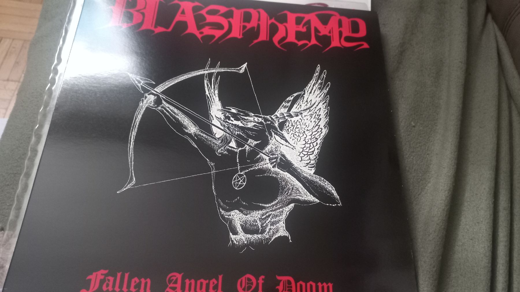 Schallplatten: Blasphemy-Fallen Angel...Splatter Vinyl Lp BLACK METAL – Gebraucht aus Olten von Donatello1984 2