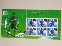 Aktivfussball Briefmarkenbogen postfrisch Top