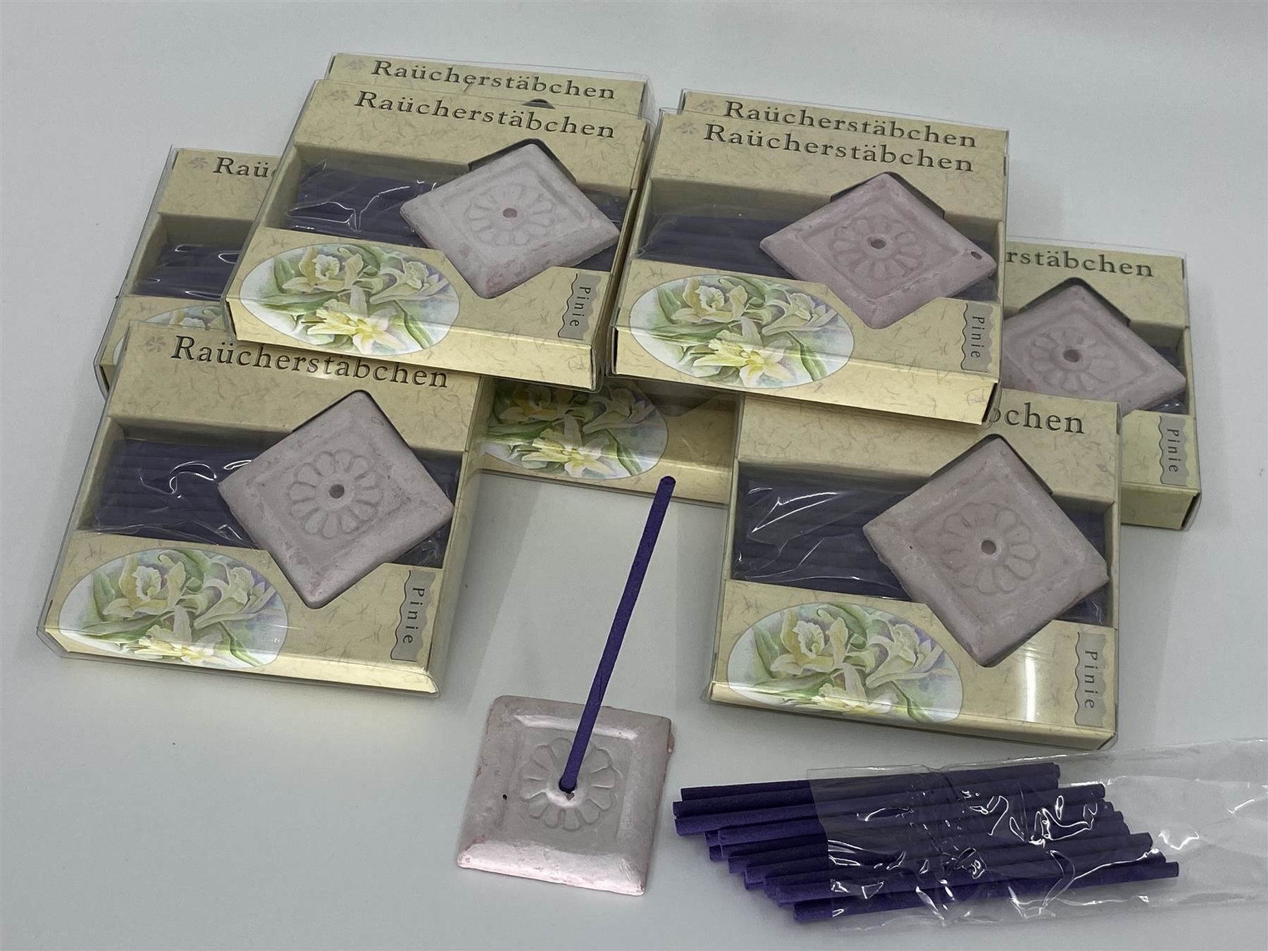 Tutte le decorazioni: 10 Sets Pinie Räuchersticks mit Halter – Nuovo (secondo la descrizione) da Langwiesen venduto da rtWebshop