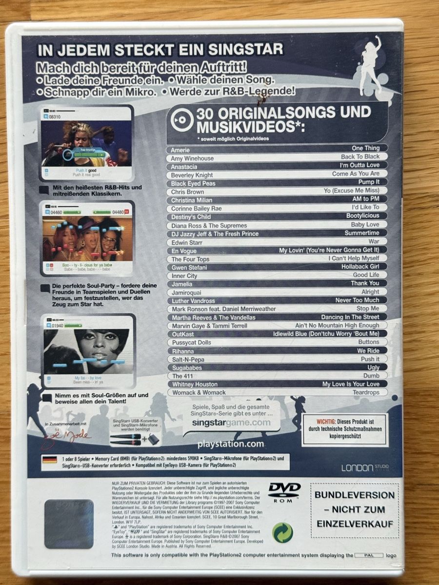 Sony Spiele: SingStar PS2 Set 2 Mikrofone + USB Adapter + 2 Spiele – Gebraucht aus Fehraltorf von Lenal01 3