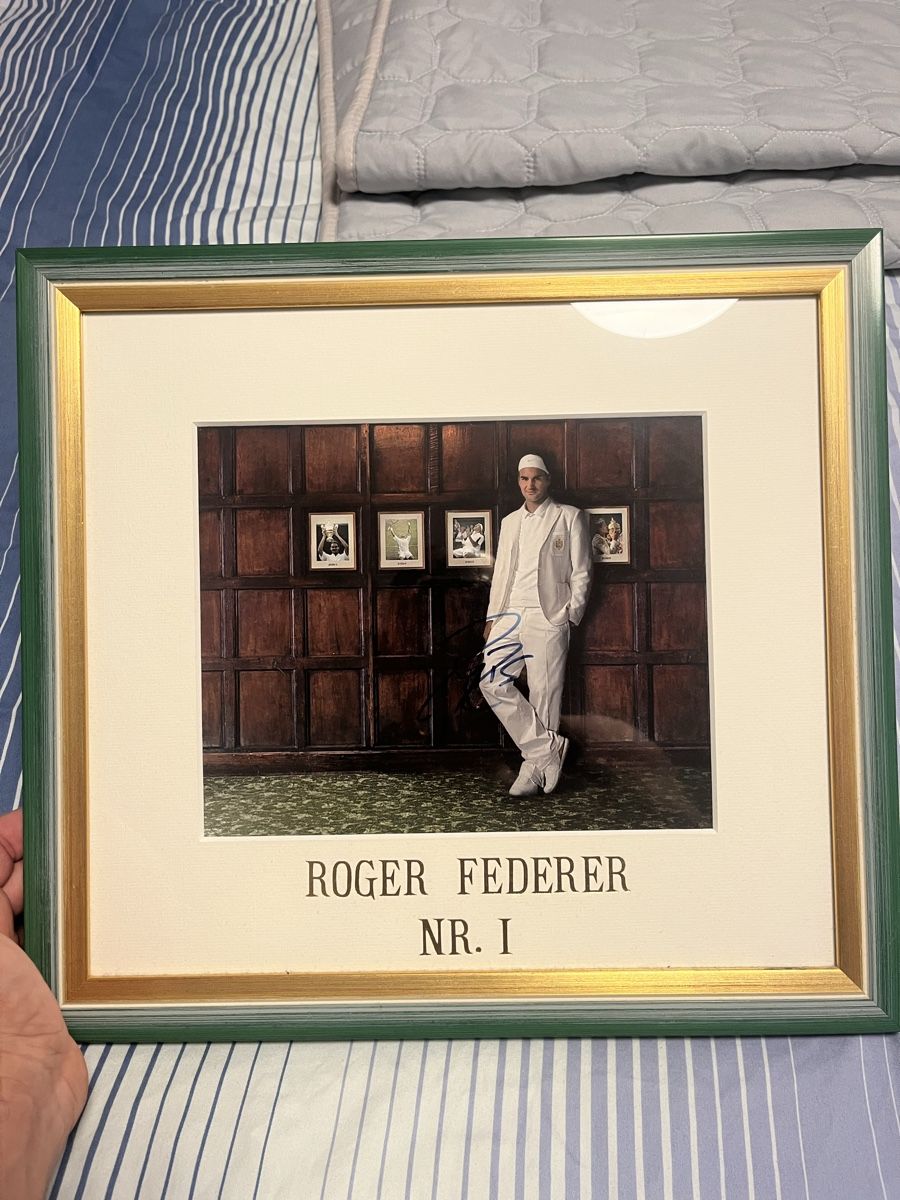 Foto & Immagini: Roger Federer Bild Signiert Unikat 1/1 – Usato da Frauenfeld venduto da Ramonn