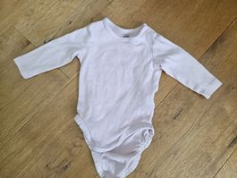 rosa Body Gr. 62, Langarmbody Baby, Newborn