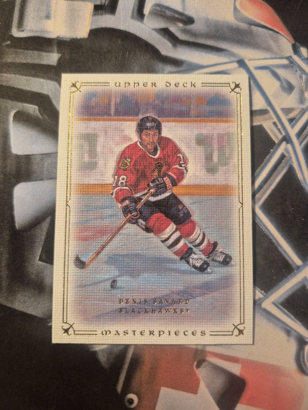 NHL Sammelbilder & Trading cards: NHL Denis Savard Chicago Blackhawks Masterpieces – Gebraucht aus Treiten von Sauber73
