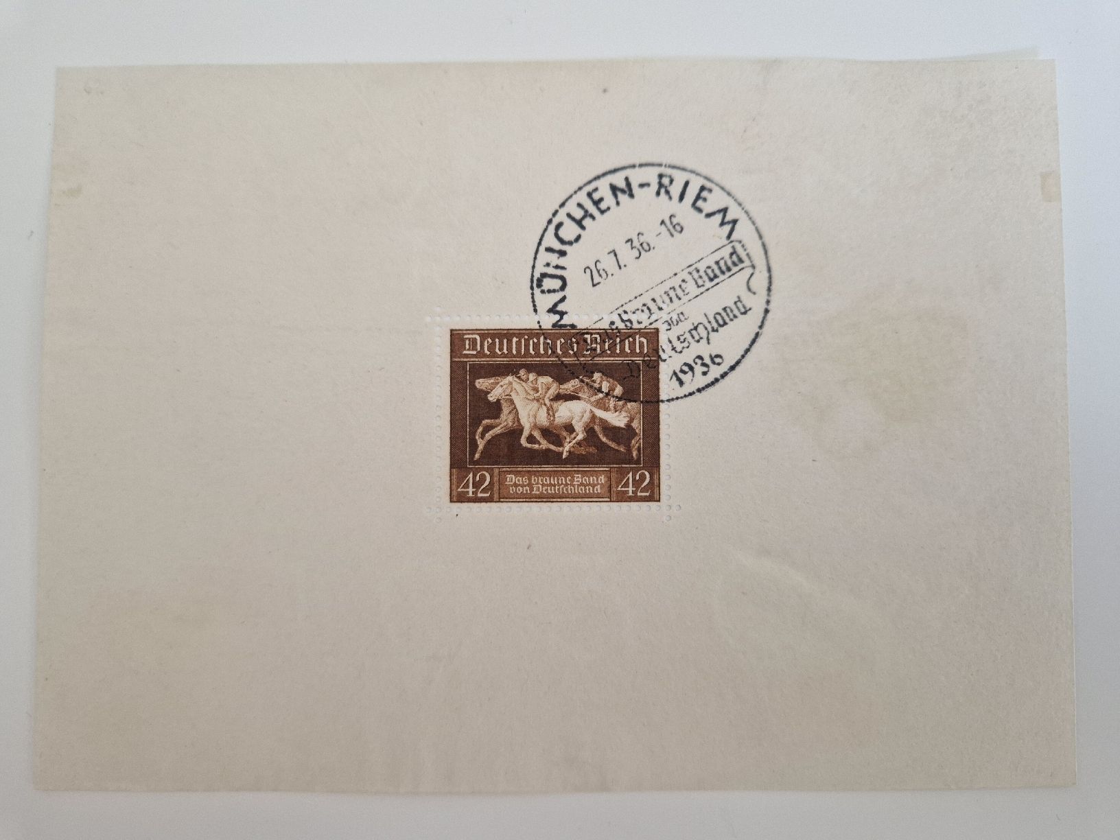 Tutti i francobolli: Deutsches Reich Briefmarken Block 4 – Usato da St. Gallen venduto da Enrico_SG