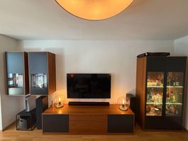 Hochwertige Schubiger Wohnwand / TV-Möbel Kombination