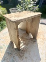 Altholz Schemel Hocker Fussschemel