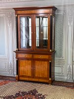 Biedermeier Vitrine Selva Schrank Kirschbaum Stilmöbel