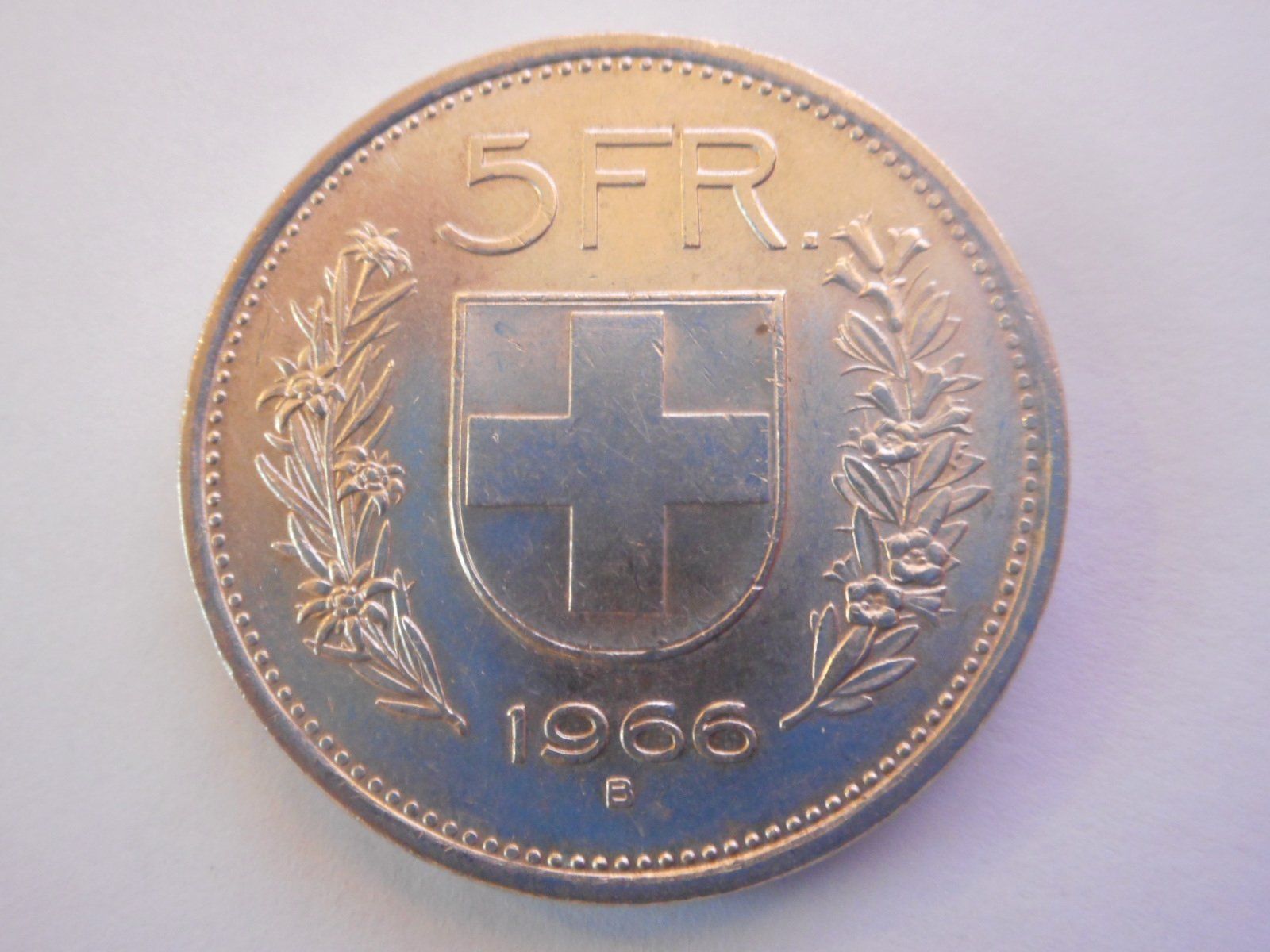 Alle Münzen: 5 Fr. 1966 unz  silber – Neu (gemäss Beschreibung) aus Kriegstetten von pizlad2010 1