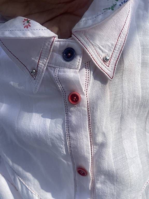 Camicette: Rosa Bluse - Marke High - Grösse 34/36  – Usato da Horgen venduto da ts5_8tgx 4