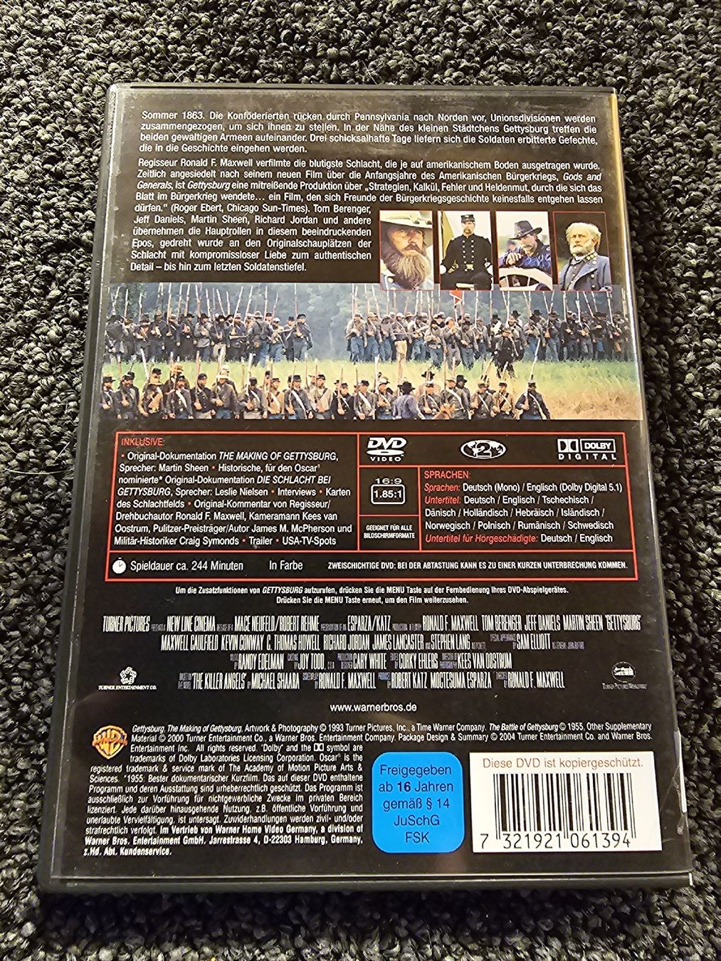 Alle DVDs: Gettysburg (21063) – Gebraucht aus Ruswil von jan_bxl5 1