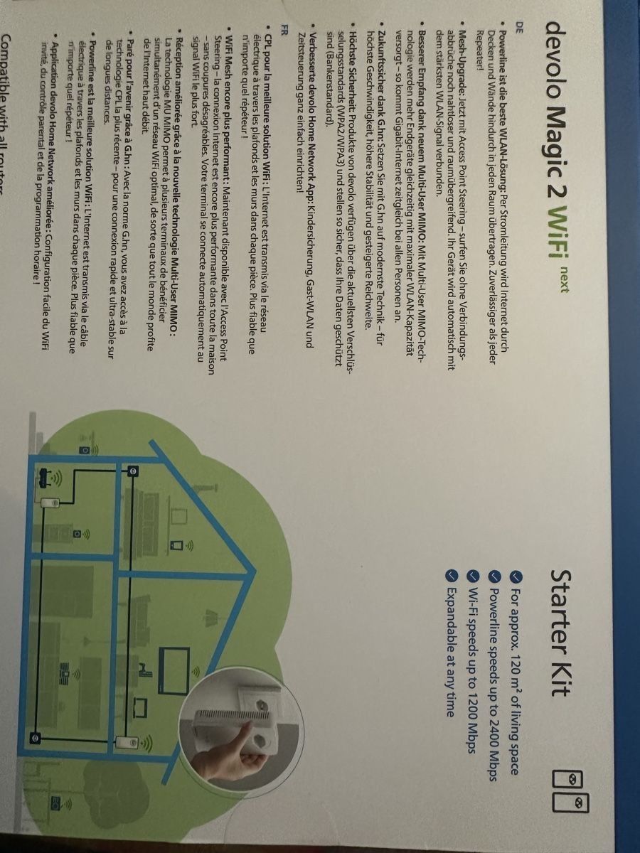 Devolo WiFi: devolo MAGIC 2 starter kit – D'occasion à Yverdon-les-Bains par Swissm35 4