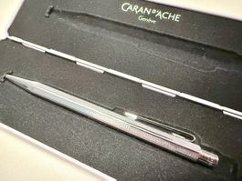 CARAN D'ACHE Ecridor Grains d’Orge,Stylo-bille plaqué argent