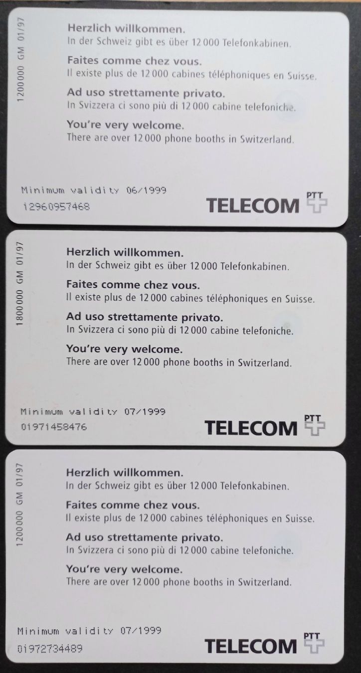 Swisscom Schede telefoniche: Taxcard - Telefonkabinen - CH – Usato da Niederuzwil venduto da lubimaja 1