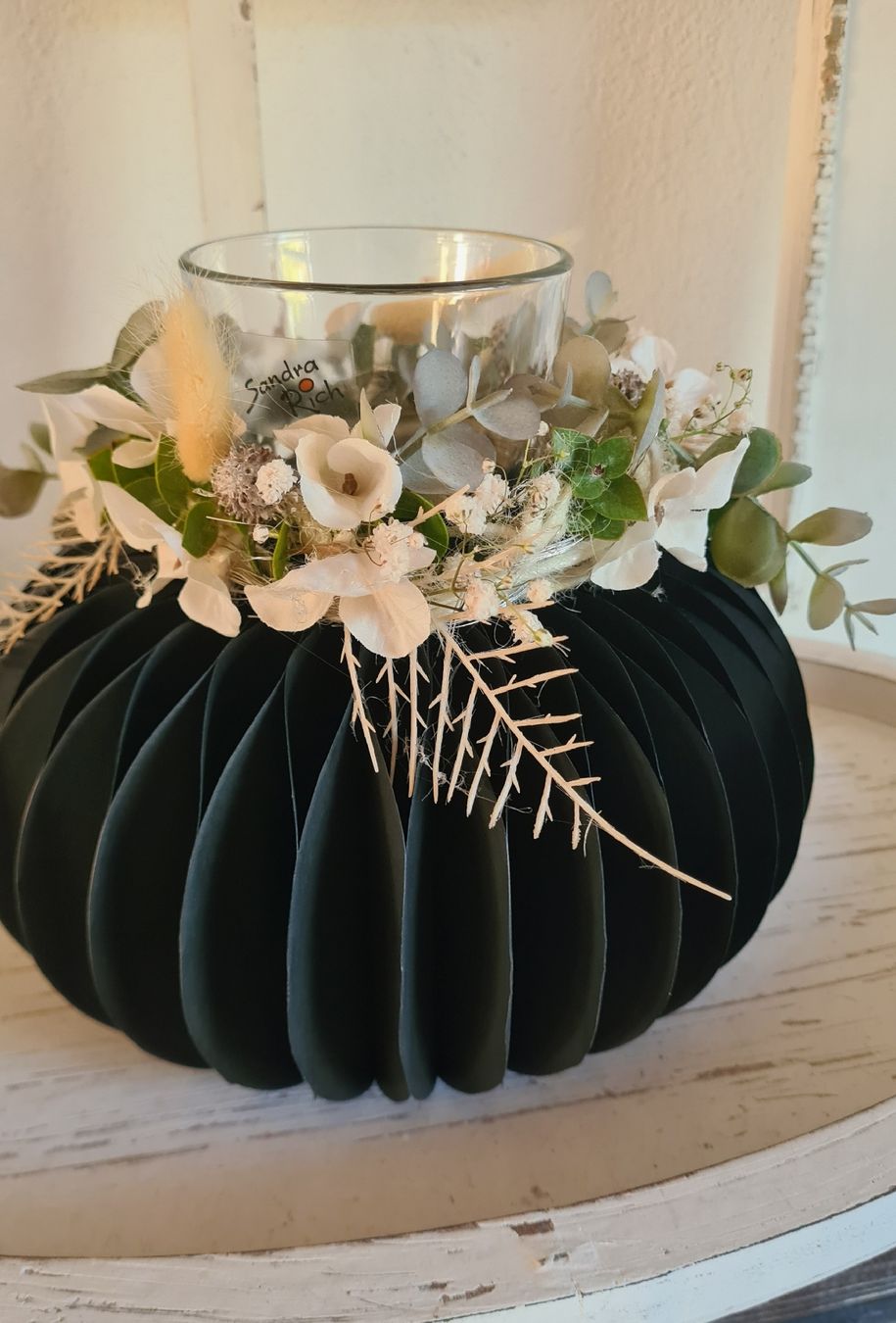 Alle Dekorationen: Shabby- chic Teelichtkranz edel 20cm – Neu und originalverpackt aus Böttstein von decodor-angi 1