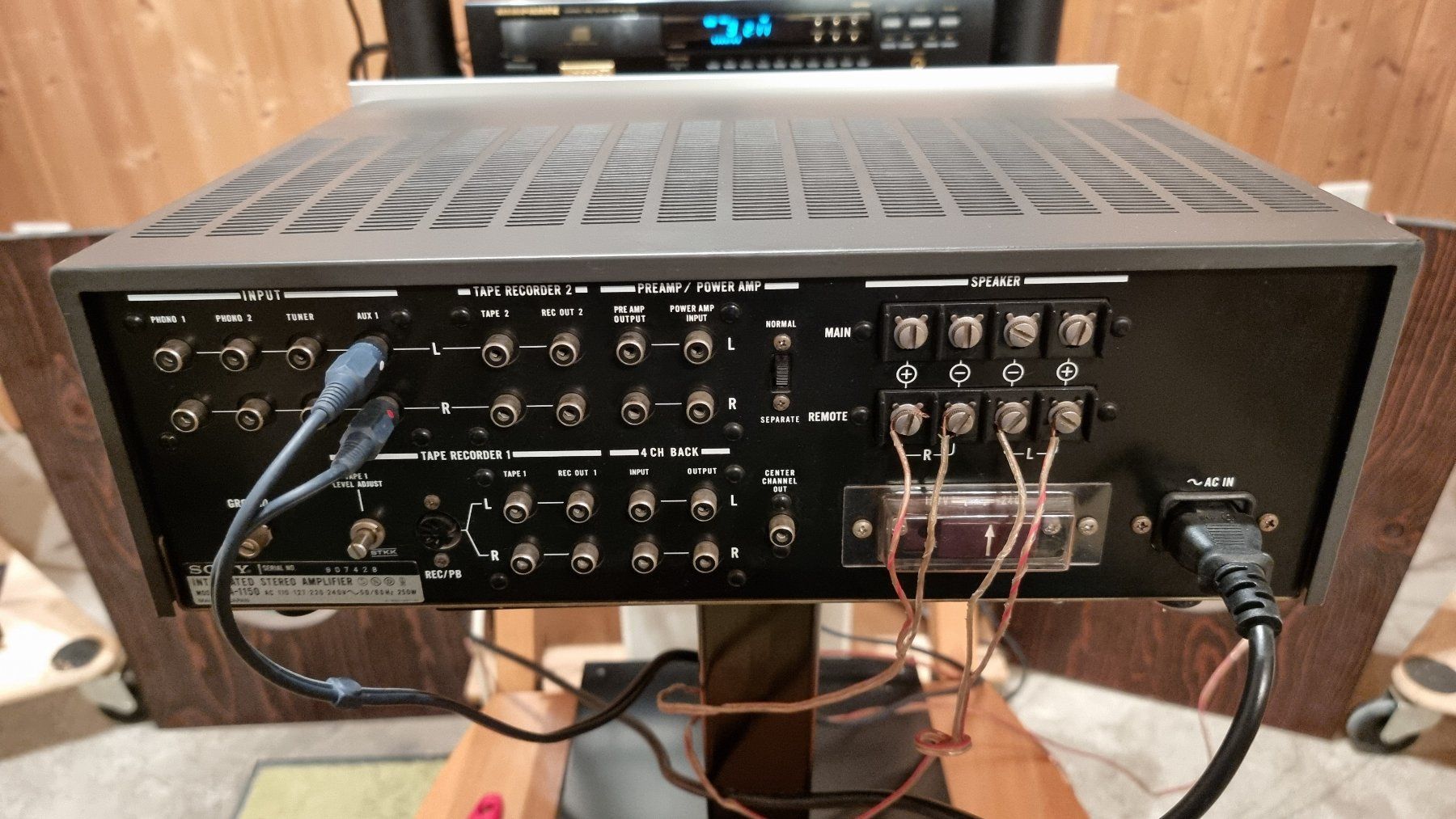 Sony Amplificatori: Sony Verstärker TA-1150 – Usato da Schöfflisdorf venduto da Silvervintage.CH 4