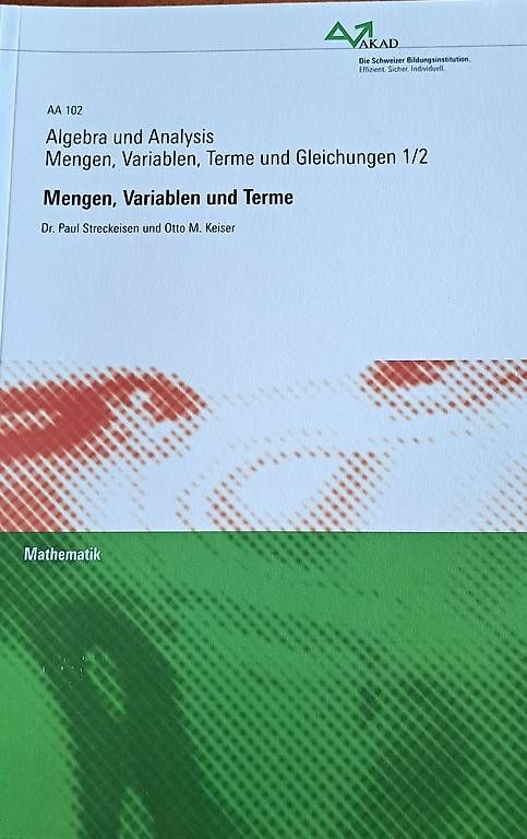 Libri: AA 102 Algebra  Mengen Variablen & Terme – Usato da Bern venduto da Grossenbacher2
