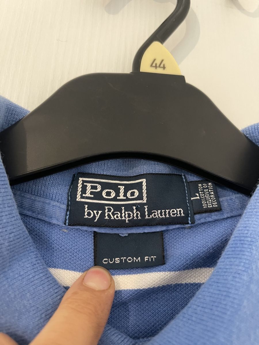 Ralph Lauren Polo-Shirts: Polo Ralph Lauren Gestreift, Hellblau/Weiss, Gr. L – Gebraucht aus Wetzikon ZH von Jan_wojt 2