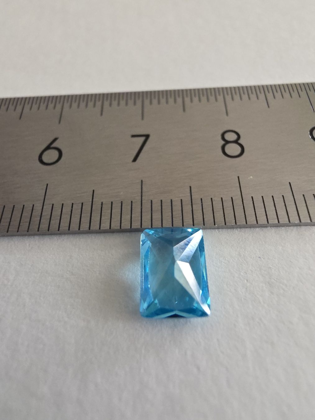 Minerali & Pietre curative: Aquamarin geschliffen 9x6mm. – Nuovo e nell'imballaggio originale da Menziken venduto da Mirager 5