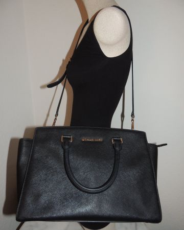 EXKLUSIVE TASCHE "SELMA - MICHAEL KORS" LEDER NP 589 CH NEU
