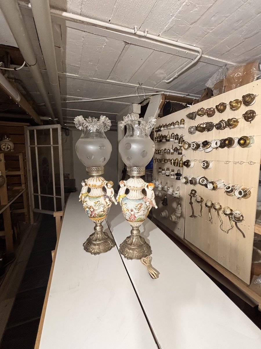 Lampade: Paar dekorative Tischlampen – Usato da Escholzmatt venduto da sukides55
