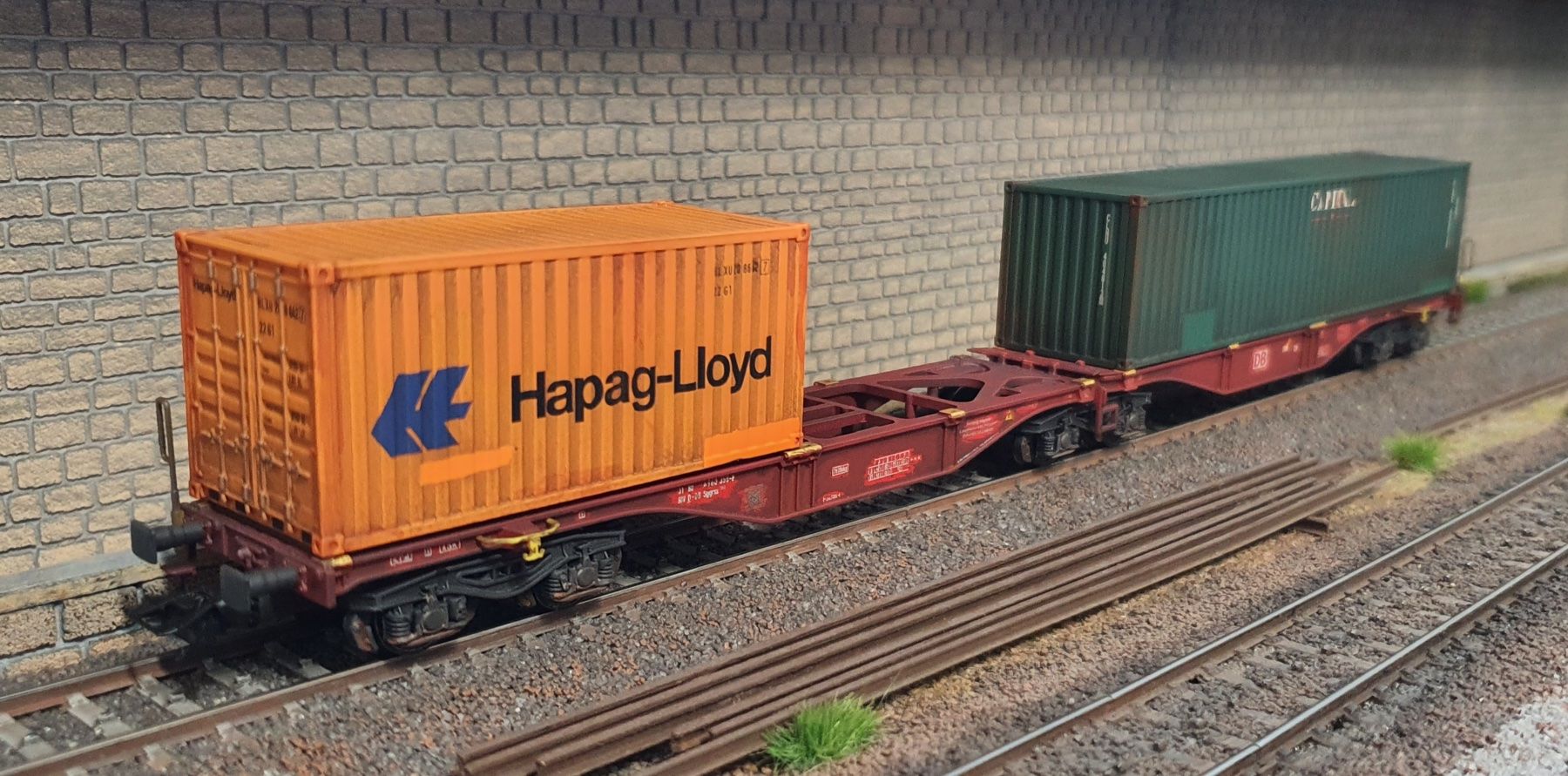 Märklin Modellini di ferrovie: WAGON SGGRSS 80, DB, MARKLIN 47801, + PATINE – Usato da Loveresse venduto da FIFILOULOU 3