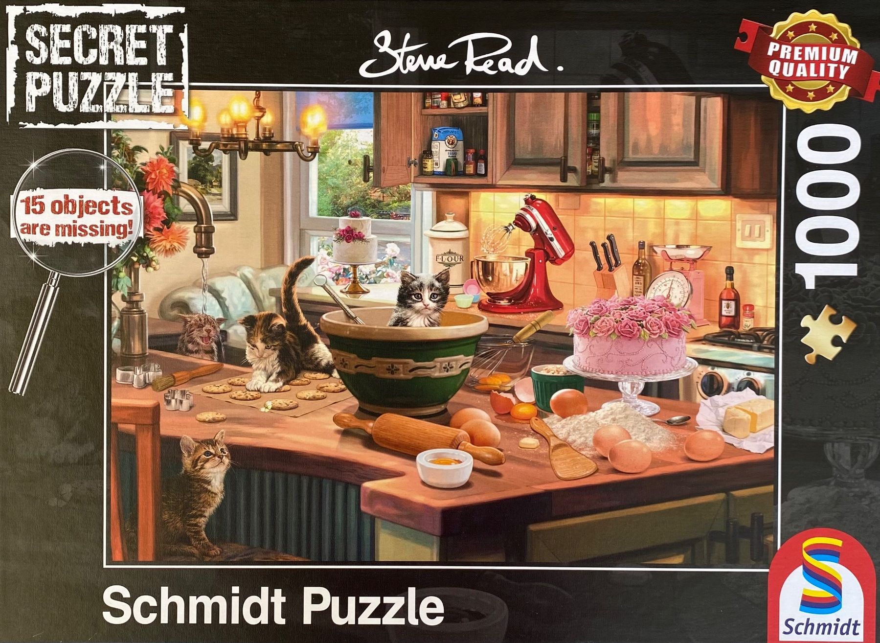 Puzzle: Schmidt Puzzle 1000 Teile am Küchentisch – Usato da Hombrechtikon venduto da sabibu