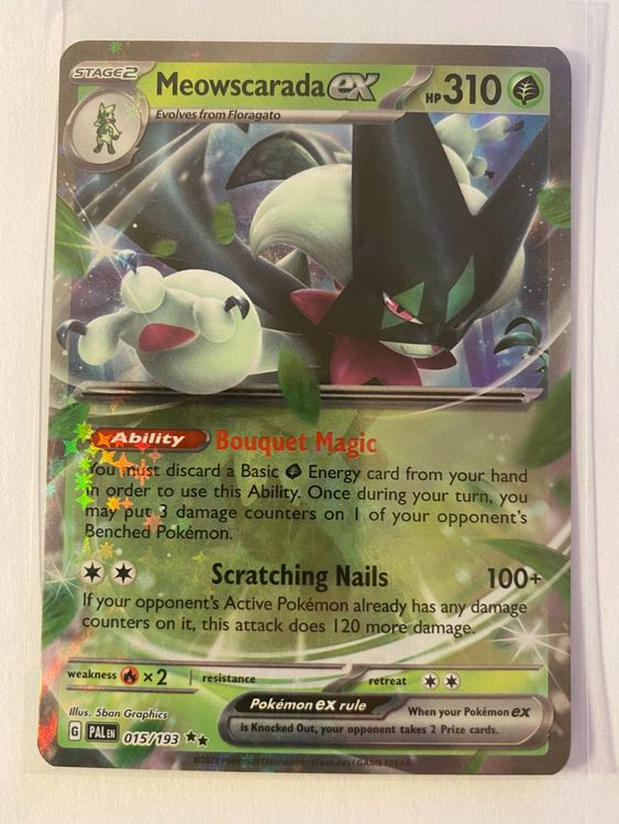 Pokemon Meowscarada EX 015/193 Paldea Evolved EN | Kaufen Auf Ricardo