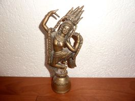 Messing tanzende Hindu Gottheit Shiva Glocke