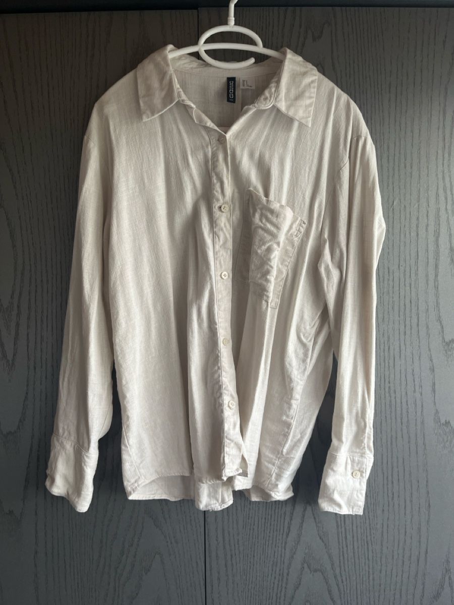 H&M Camicette: Chemise H&M beige – Nuovo (secondo la descrizione) da Le Locle venduto da Ophelhugy
