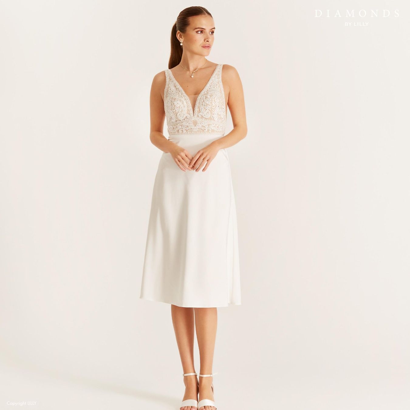 Vestiti: Kurzes Brautkleid / Standesamtkleid Gr. 40 – Nuovo (secondo la descrizione) da Winterthur venduto da Just_marry