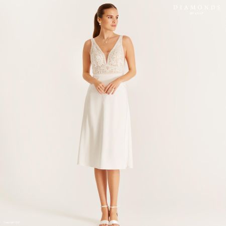 Kurzes Brautkleid / Standesamtkleid Gr. 40