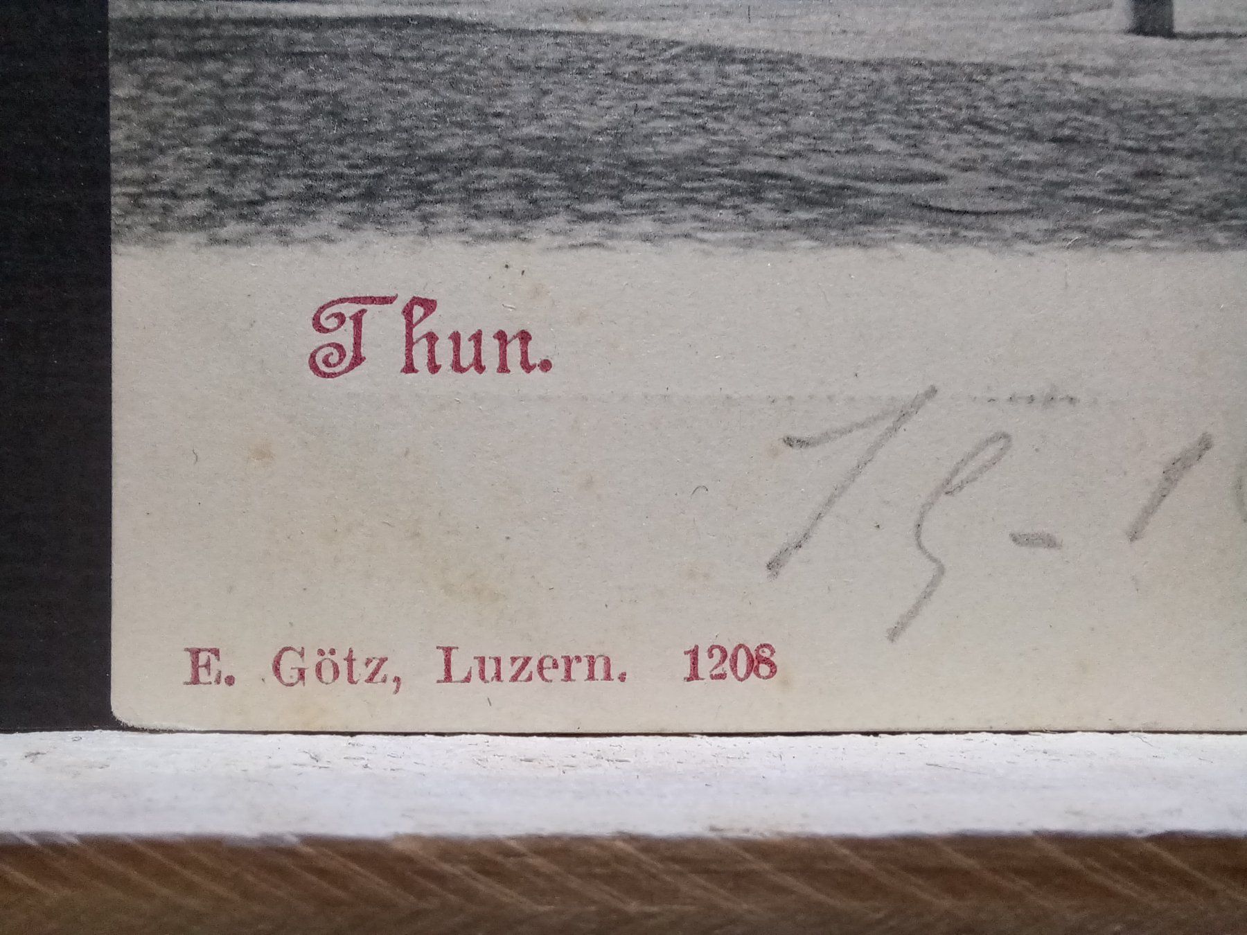 Cartes postales: No. 1206, Thun Rathaus, 1903 – D'occasion à Aarau Rohr par mgvw 1