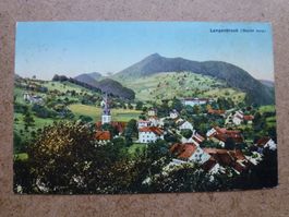 Spezielle Ansichtskarte von Langenbruck (Basler Jura) 1917