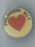 Placchette & Badge: Pflegen mit ❤️ Pin – Usato da Zürich venduto da t24_de