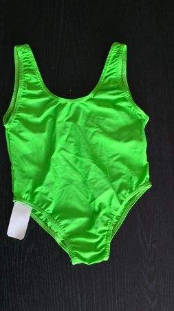 👣 Neongrüner Baby Badeanzug (44 cm)