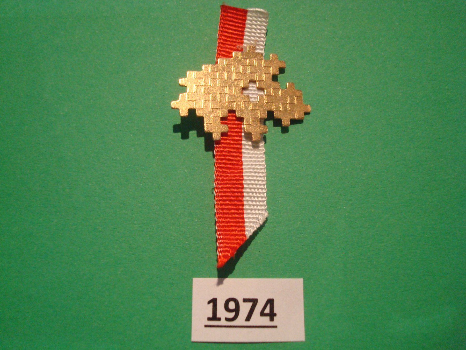 Placchette & Badge: Abzeichen 1. August 1974 – Usato da Riehen venduto da Baerewaegli