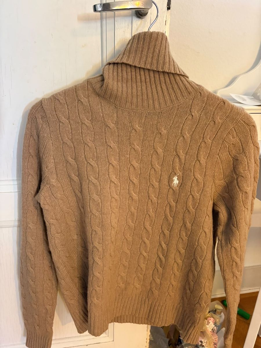 Polo Ralph Lauren Maglioni & Felpe: Pull Col Roulé Polo Ralph Lauren Torsadé T.M beige – Usato da Carouge GE venduto da Valou1976 1