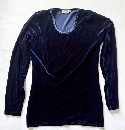 leichter Pullover elegant dunkelblau Plüsch
