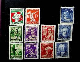 PRO JUVENTUTE 1932-1934 TIMBRES NEUFS**/*. SBK 36.00 /T622